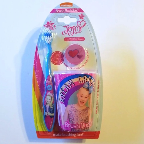 JOJO SIWA 3 PIECE TOOTHBRUSH SET - Picture 1 of 8